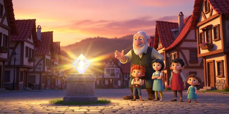 Dört Arkadaş ve Işık Kristali Dostluk ve Dayanışma Üzerine Masal - 10