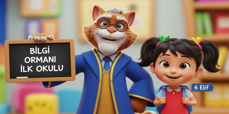 Gökkuşağı Kasabası’nda Geçen Eğlenceli Okul Masalı - 5