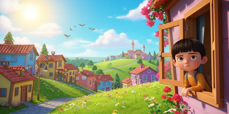 Gülmeyi Unutan Çocuk Arda ve Güler Yüzlü Peri Nine Masalı