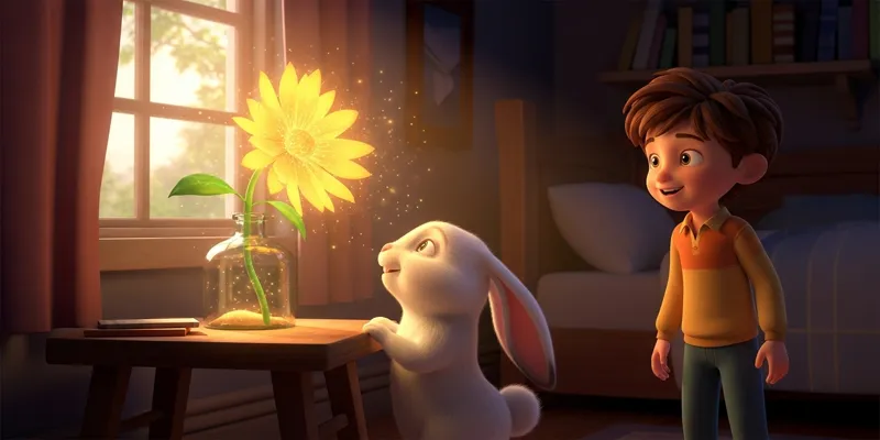 Gülmeyi Unutan Çocuk Arda ve Güler Yüzlü Peri Nine Masalı - 8