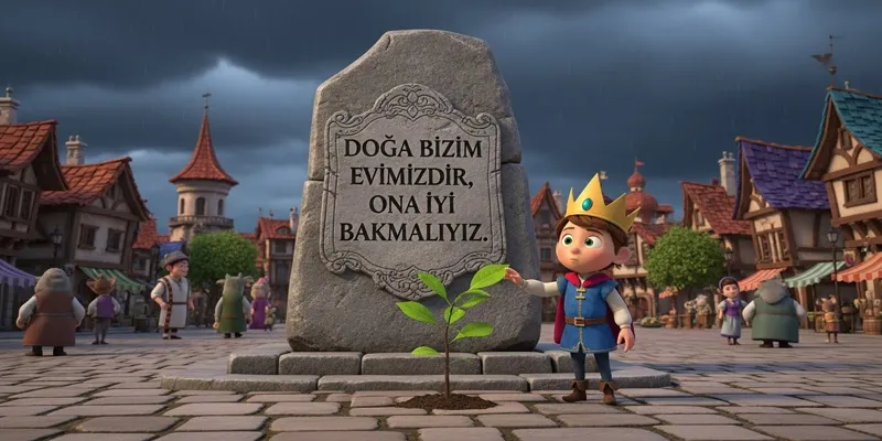 Çalışkan ve Dürüst Prens Doruk’un Güneştepesi Krallığı Masalı - 10