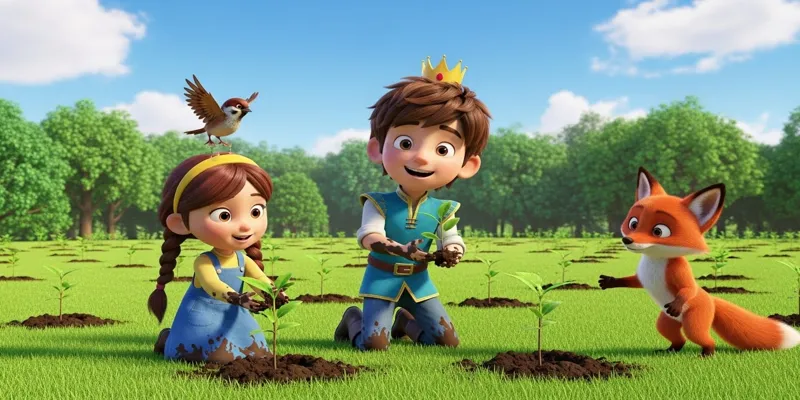 Çalışkan ve Dürüst Prens Doruk’un Güneştepesi Krallığı Masalı - 9