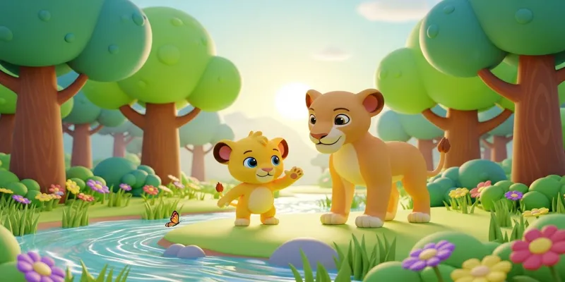 Korkularını Yenen Minik Aslan Miro - Çocuk Masalı Oku