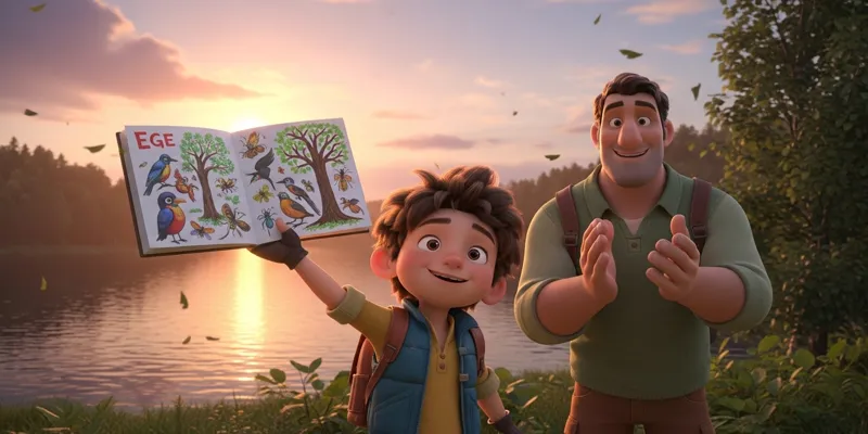 Mavi Gölün Kıyısındaki Sır Hedef Koymayı Öğreten Masal - 6