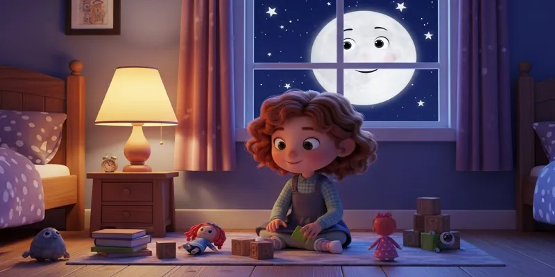 Mavi Pijama Ülkesi Masalı Defne ve Pufi ile Uykuya Hazırlık