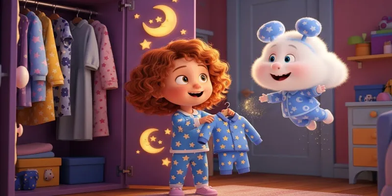 Mavi Pijama Ülkesi Masalı Defne ve Pufi ile Uykuya Hazırlık - 5