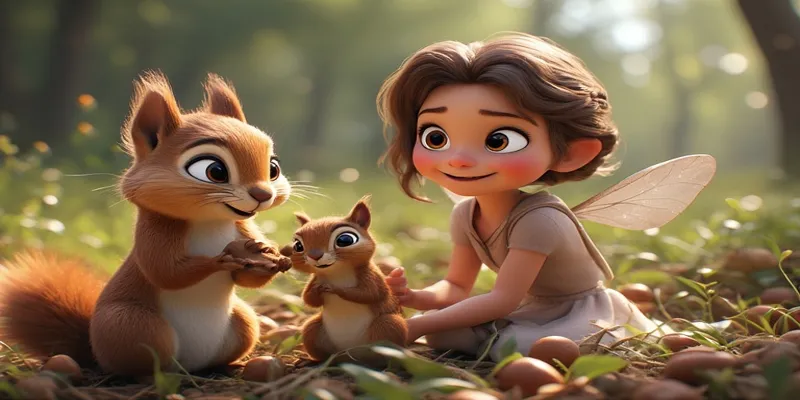 Elif ile Peri Prensesi Lalin İyilikten Doğan Dostluk Masalı - 3