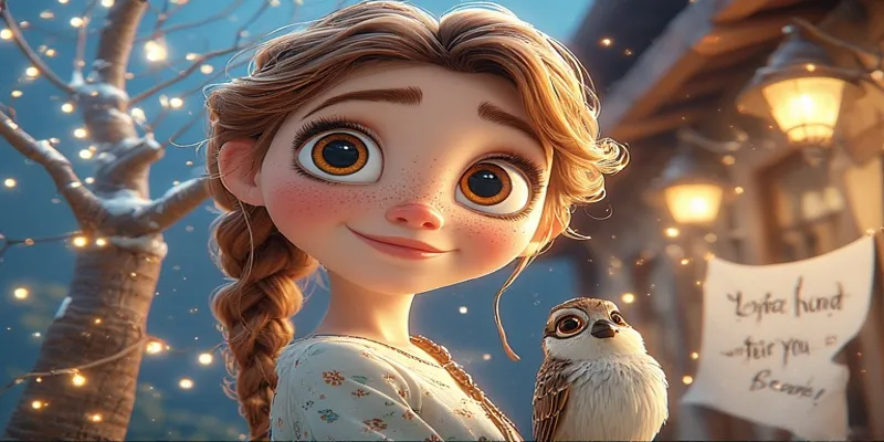 Elif ile Peri Prensesi Lalin İyilikten Doğan Dostluk Masalı - 10