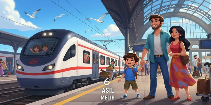 Trenle Yolculuk Masalı Asil’in Ailesiyle Macera Dolu İlk Seyahati - 5
